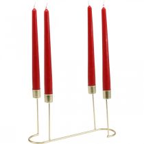 Artikel Lysestage, lysestage adventskrans 26cm H14,5cm