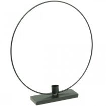 Artikel Dekorativ ring metal lysestage deco loop sort Ø30cm