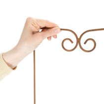Artikel Espalier, klatrehjælp, buet dekorativt element til blomsterbede og plantekrukker, 75 cm
