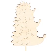 Artikel Dekorative havepæle - Farverig pindsvinfamilie - 34 cm, 12 stk.