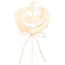 Artikel Dekorativt græskar med ansigt Halloween-dekoration, 31 cm, 12 stk.