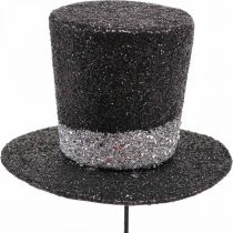 Artikel Nytårsaften dekoration cylinderhat dekorativ stikglimmer 5cm 12 stk