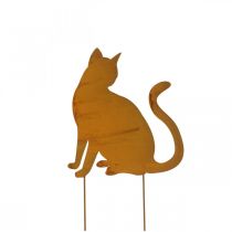 Patina Garden Stake Cat Bed Stake Retro H41,5cm