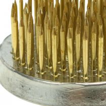 Artikel Blomster pindsvin stik pindsvin Kenzan Ikebana messing rund Ø 40mm