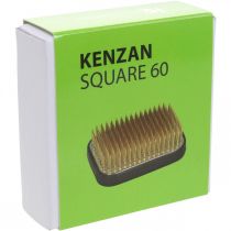 Artikel Kenzan Ikebana blomsterstilk, sølv messing, rektangulær, 60×45 mm