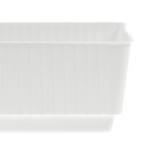 Fatbakke vådskum 23 x 8 x 4,5 hvid 10 stk