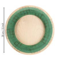 Artikel Blomsterskumkrans træplade våd blomsterskum 38 cm 2 stk.