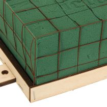 Artikel Blomsterskumsten Florette Eco træbase 18×10 cm