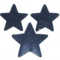Artikel Juledrys, stjernedrys, blå Ø4/5cm 40 stk