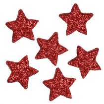 Artikel Stjerneglitter 1,5cm til drysning rød 144stk