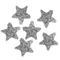 Artikel Stjerneglitter 1,5cm til overdrysning af sølv 144 stk
