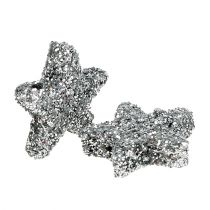 Artikel Stjerneglitter 1,5cm til overdrysning af sølv 144 stk