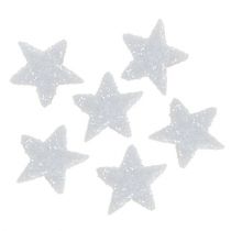 Artikel Star Glitter 1,5cm til overdrysning af hvid 144stk