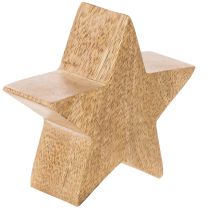 Artikel Dekorativ stjernefigur, borddekoration, 10 cm, 3 stk.