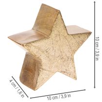 Artikel Dekorativ julestjerneholder til bord eller hylde, 10 cm, 3 stk.