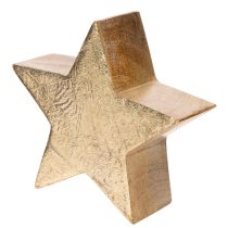 Artikel Dekorativ julestjerneholder til bord eller hylde, 10 cm, 3 stk.