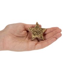Artikel Dekorativ skinnende stjerne til borddekoration, 5 cm, 9 stk.