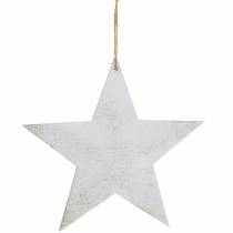 Artikel Julepynt stjerne til ophæng 30cm 3 stk