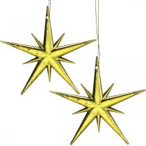 Artikel Julepynt stjernevedhæng gylden B11,5cm 16 stk