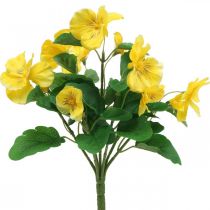 Kunstige Stedmoderblomster Gul Kunstig blomst til stikning 30cm