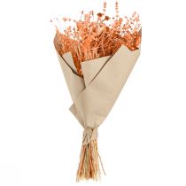 Artikel Boho tørret blomsterbuket, appelsin og abrikos, dekorativ, 45 cm, 80 g