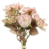 Kunstig blomsterbuket kunstige blomster kunstige roser antik 30cm