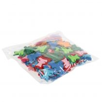 Artikel Scatter dekoration bjørn lavet af filt assorterede farver 3,5 cm x 3,5 cm 100 stk.