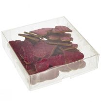 Artikel Scatter dekoration hjerte lilla 3-5cm 48 stk