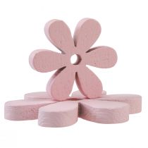 Artikel Scatter dekoration træ blomster pink borddekoration sommer Ø2–6cm 20 stk