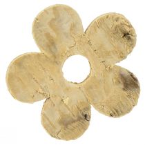 Artikel Scatter dekoration træbark blomster birk vintage Ø5cm 36 stk