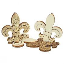 Artikel Scatter dekoration træbordsdekoration Julelilje guld 4cm 72 stk