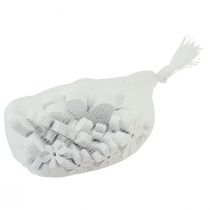 Artikel Scatter dekoration træbord dekoration hvide blomster Ø2cm–6cm 20 stk