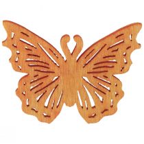 Artikel Scatter dekoration sommerfugl træ bord dekoration fjeder 4×3cm 72stk