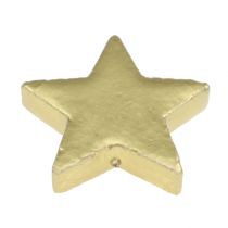 Artikel Scatter dekoration stjerner mix 4-5cm guld mat 72 stk