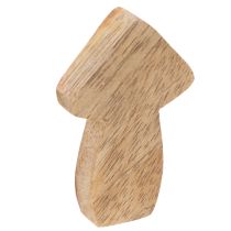 Artikel Træpynt af svampe til borddekoration og gaver, 6 cm, 8 stk.