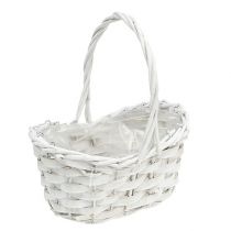 Strøkurv hvid 20cm x 15cm 1stk