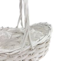Strøkurv hvid 20cm x 15cm 1stk