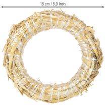 Artikel Stråkrans blank lille stråkrans 15 cm 3 cm 10 stk