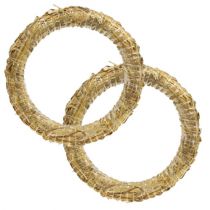 Artikel Halmkrans halm romersk dekoration krans 30/4cm 2stk