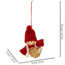 Artikel Stråophængssæt juletræspynt figurer og stjerner 6 cm 30 stk.