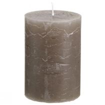 Artikel Søjlelys brun ensfarvet 70x100mm 4 stk