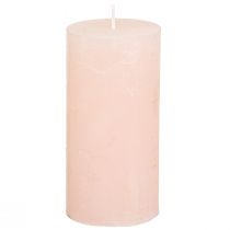 Artikel Søjlelys ensfarvede lys pink lys pink 50×100mm 4 stk.