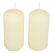 Artikel Bloklys H100 Ø50cm Cremefarvede lys 12 stk.
