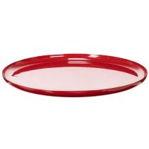 Artikel Dekorativ bakke, rød, minimalistisk design, 27 cm