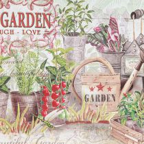 Artikel Oval bakke med hank Fresh Garden Vintage 39x27x3,5cm
