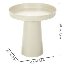 Artikel Bakkeholder, dekorativ tallerken til stearinlys og figurer, 20 cm
