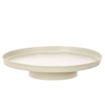Artikel Dekorativ bakke 30 cm metalunderkop til plantedekoration