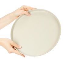 Artikel Dekorativ bakke 30 cm metalunderkop til plantedekoration