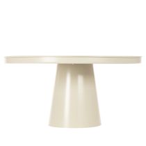 Artikel Dekorativ rund beige tallerken med en 40 cm høj bund