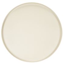 Artikel Dekorativ rund beige tallerken med en 40 cm høj bund